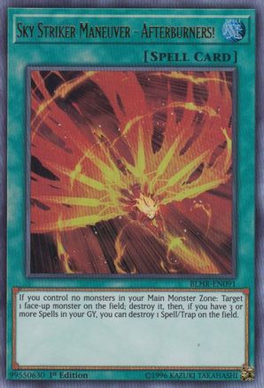 Sky Striker Maneuver - Afterburners! [BLHR-EN091] Ultra Rare