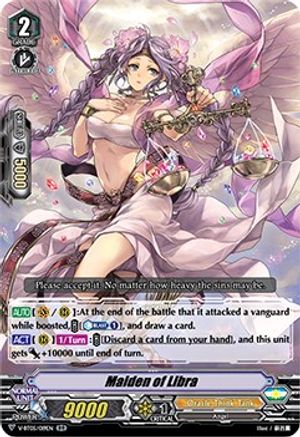Maiden of Libra (V-BT05/019EN) [Aerial Steed Liberation]