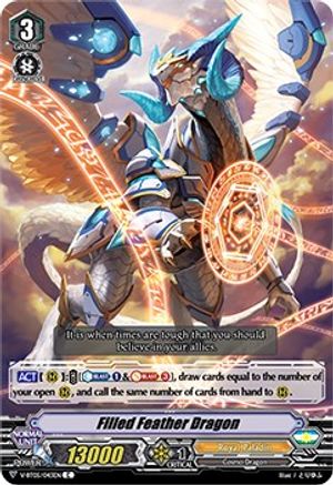 Filled Feather Dragon (V-BT05/043EN) [Aerial Steed Liberation]