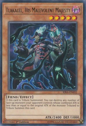 Tlakalel, His Malevolent Majesty [RIRA-ENSP1] Ultra Rare