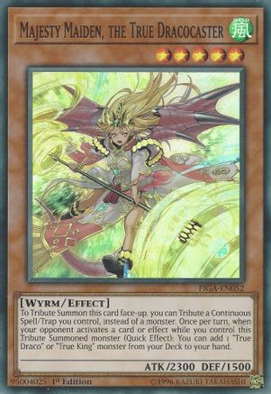 Majesty Maiden, the True Dracocaster [FIGA-EN052] Super Rare
