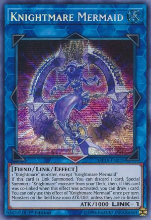 Knightmare Mermaid [MP19-EN025] Prismatic Secret Rare