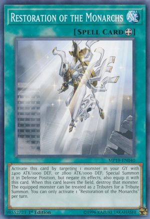Restoration of the Monarchs [MP19-EN040] Common