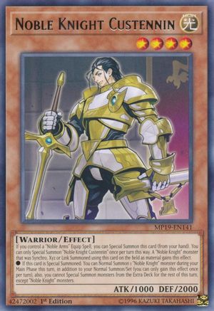Noble Knight Custennin [MP19-EN141] Rare