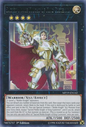 Sacred Noble Knight of King Custennin [MP19-EN142] Rare