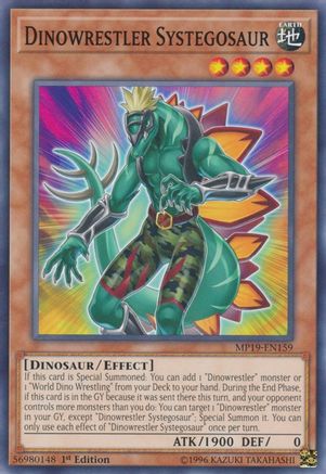 Dinowrestler Systegosaur [MP19-EN159] Common