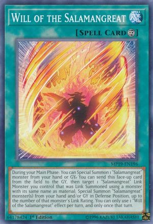 Will of the Salamangreat [MP19-EN196] Common