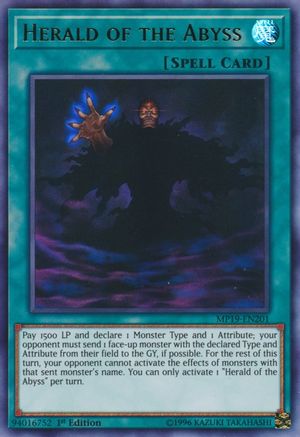 Herald of the Abyss [MP19-EN201] Ultra Rare