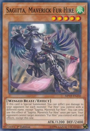 Sagitta, Maverick Fur Hire [MP19-EN250] Common