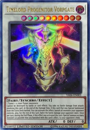 Timelord Progenitor Vorpgate [YA06-EN001] Ultra Rare