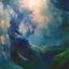 Forest // Forest (AZNR-021) - Zendikar Rising Art Series (Borderless)