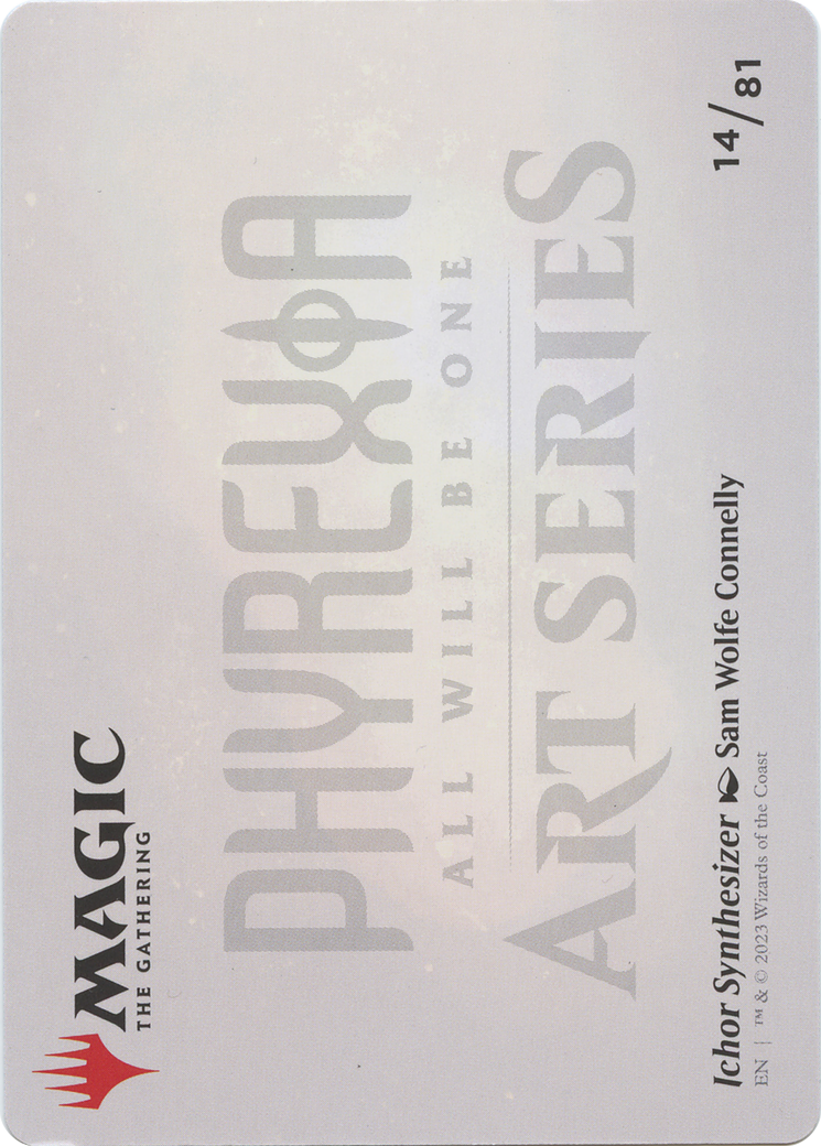 Ichor Synthesizer // Ichor Synthesizer (AONE-014) - Phyrexia: All Will Be One Art Series (Borderless) Foil