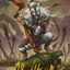 Ink-Eyes, Servant of Oni // Ink-Eyes, Servant of Oni (ABLB-050) - Bloomburrow Art Series (Borderless)