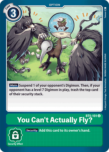 You Can't Actually Fly? [BT5-101] [Battle of Omni]
