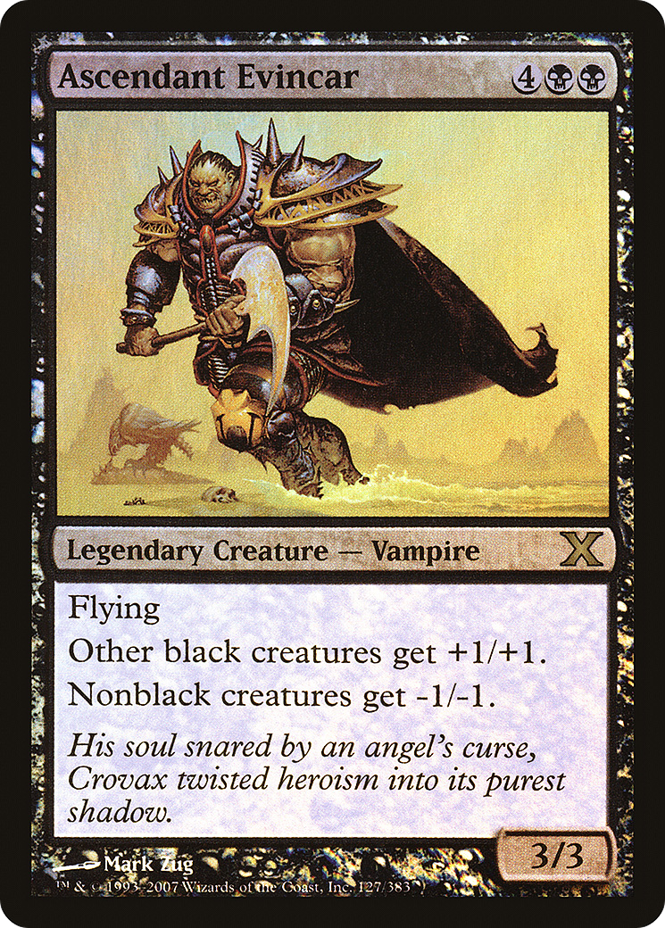 Ascendant Evincar (10E-127★) - Tenth Edition Foil