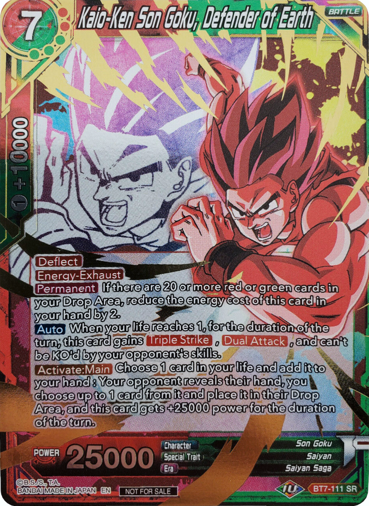 Kaio-Ken Son Goku, Defender of Earth (Event Pack 4) (BT7-111) [Promotion Cards]