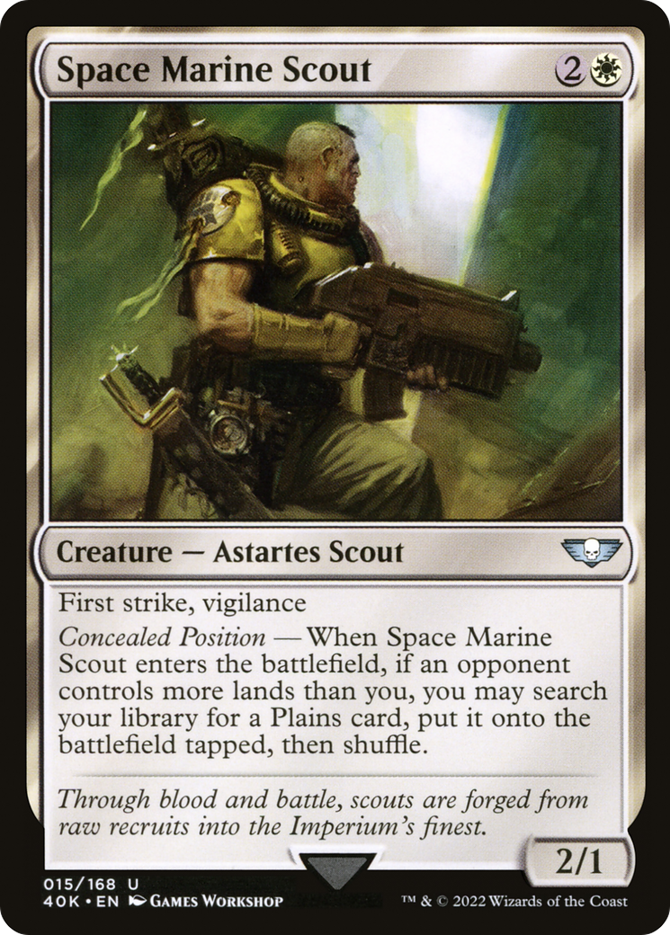 Space Marine Scout [Warhammer 40,000]