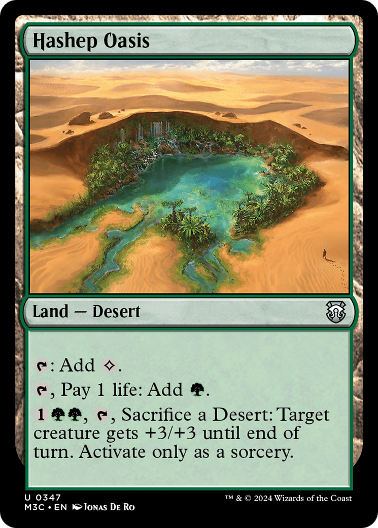 Hashep Oasis [Modern Horizons 3 Commander]
