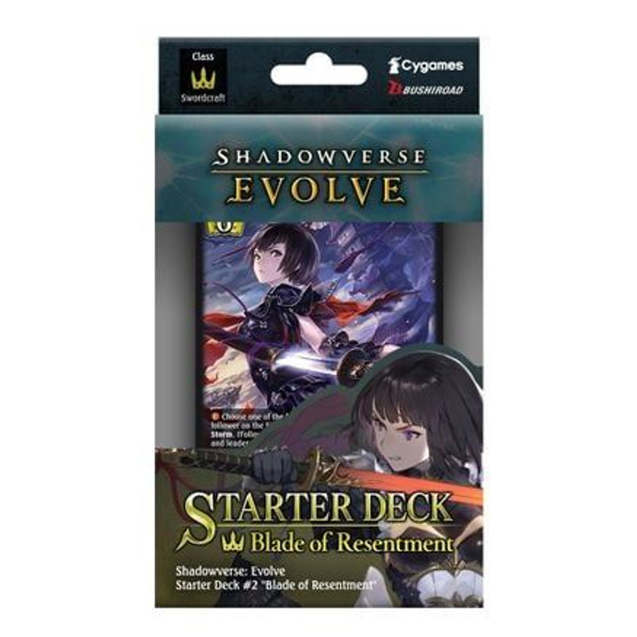 Shadowverse Evolve TCG: Blade of Resentment Starter Deck (SD2) *Sealed*