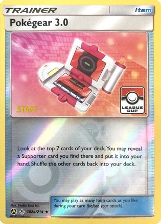 Pokegear 3.0 (182a/214)(League Promo Staff) [Sun & Moon: Unbroken Bonds]