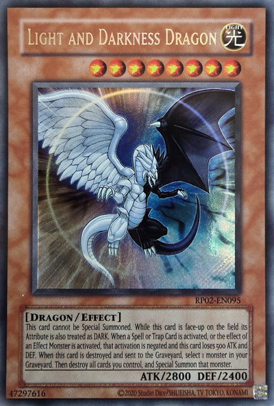 Light and Darkness Dragon [RP02-EN095] Secret Rare [Retro Pack 2 2020 Date Reprint]