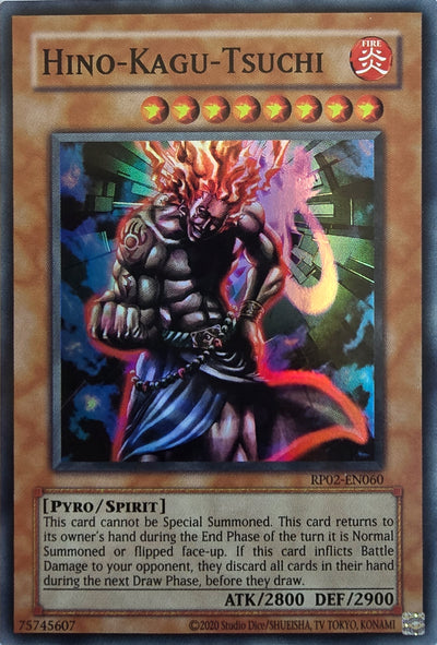 Hino-Kagu-Tsuchi [RP02-EN060] Super Rare [Retro Pack 2 2020 Date Reprint]