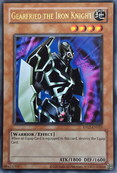 Gearfried the Iron Knight [RP02-EN025] Rare [Retro Pack 2 2020 Date Reprint]