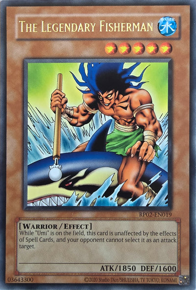 The Legendary Fisherman [RP02-EN019] Rare [Retro Pack 2 2020 Date Reprint]