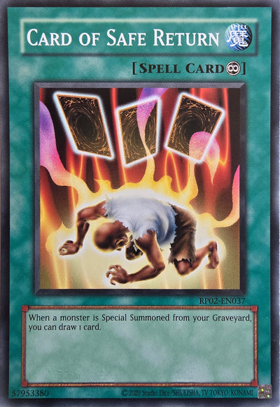 Card of Safe Return [RP02-EN037] Common [Retro Pack 2 2020 Date Reprint]