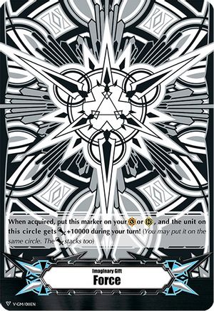 Imaginary Gift [Force] - Astral Artwork (Black & White) (V-GM/0111EN) [Gift Markers]