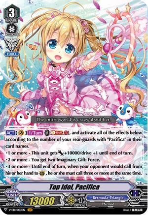 Top Idol, Pacifica (V-EB11/003EN) [Crystal Melody]