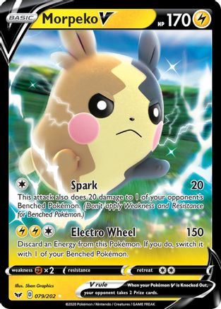 Morpeko V (079/202) [Sword & Shield: Base Set]