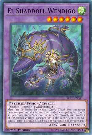 El Shaddoll Wendigo [SDSH-EN042] Common