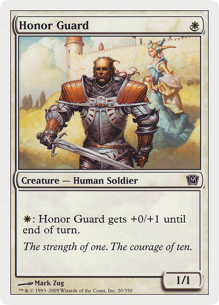 Honor Guard (9ED-020) - 9th Edition