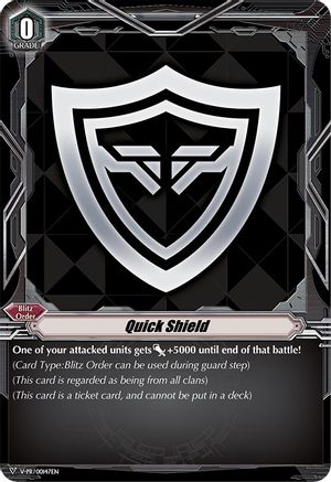 Quick Shield (V-PR/0147EN) [V Promo Cards]