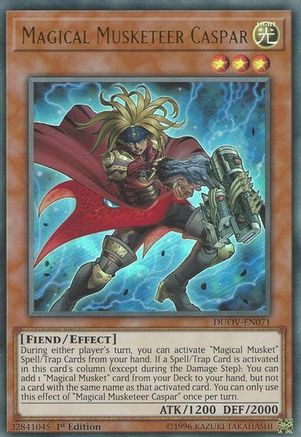 Magical Musketeer Caspar [DUOV-EN071] Ultra Rare