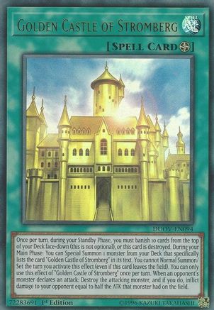 Golden Castle of Stromberg [DUOV-EN094] Ultra Rare