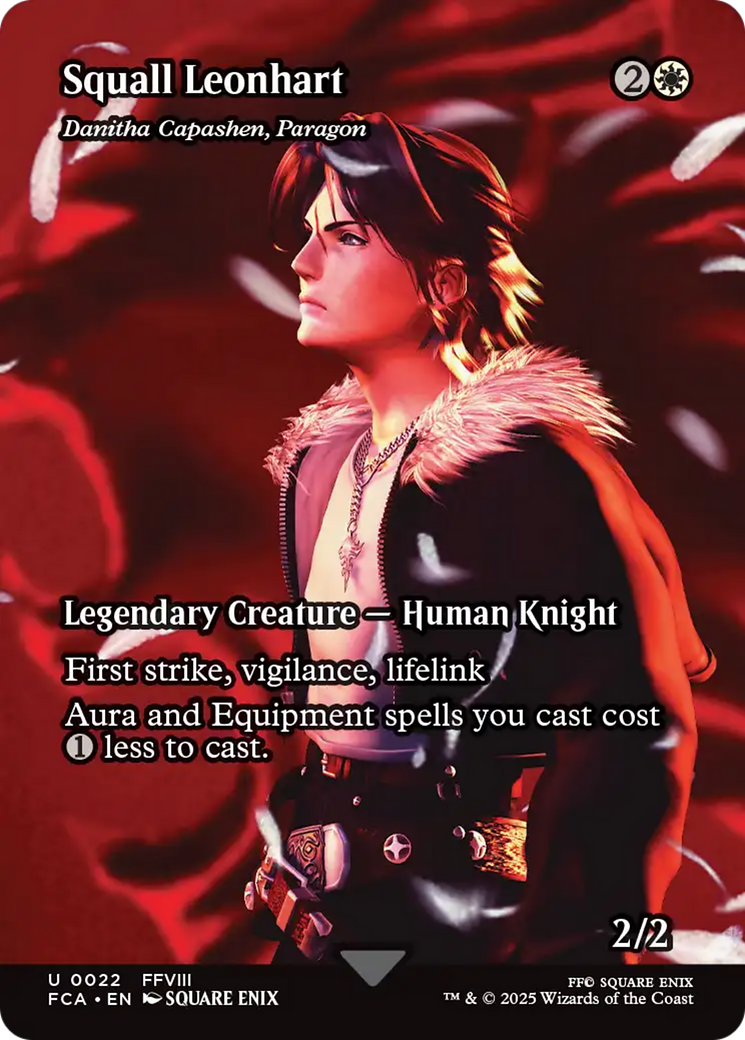 Danitha Capashen, Paragon [FINAL FANTASY: Through the Ages] / Squall Leonhart (Borderless) Foil Uncommon