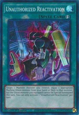 Unauthorized Reactivation [SR10-EN041] Super Rare