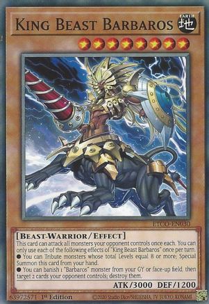 King Beast Barbaros [ETCO-EN030] Common