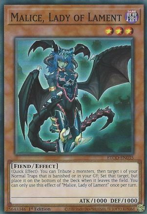 Malice, Lady of Lament [ETCO-EN035] Super Rare