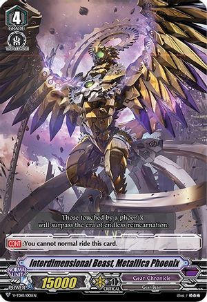 Interdimensional Beast, Metallica Phoenix (V-TD10/001EN) [Chronojet]