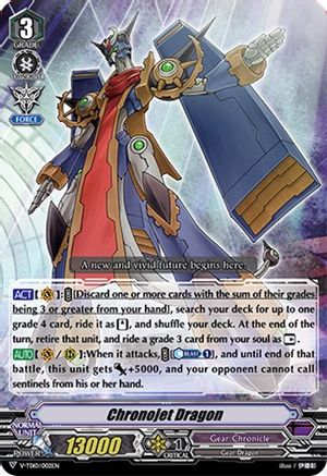 Chronojet Dragon (Parallel Foil) (V-TD10/002EN) [Chronojet]