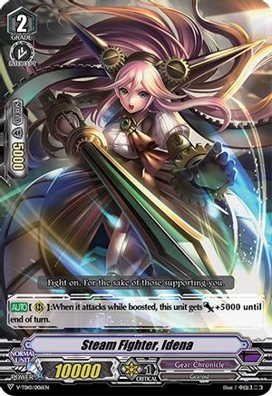 Steam Fighter, Idena (Parallel Foil) (V-TD10/006EN) [Chronojet]