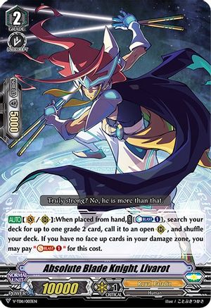 Absolute Blade Knight, Livarot (V-TD11/003EN) [Altmile]