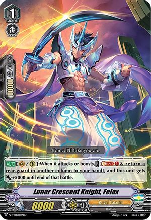 Lunar Crescent Knight, Felax (V-TD11/007EN) [Altmile]