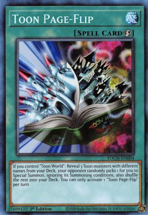 Toon Page-Flip [TOCH-EN004] Collector's Rare