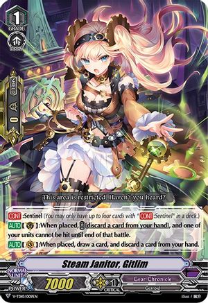 Steam Janitor, Gitlim (V-TD10/009EN) [Chronojet]