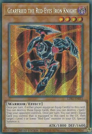 Gearfried the Red-Eyes Iron Knight [LDS1-EN011] Secret Rare