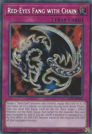 Red-Eyes Fang with Chain [LDS1-EN021] Secret Rare